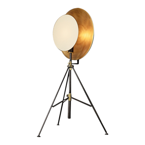 RH APOLLO FLOOR LAMP Quick Start Manual