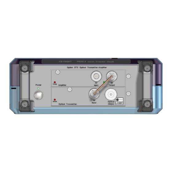Keysight Technologies P939 A Series User Manual