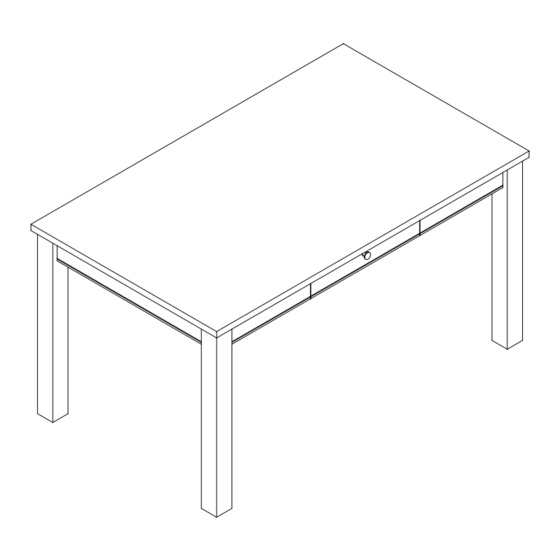 Next HOVE 137521 Fixed Dining Table Manuals
