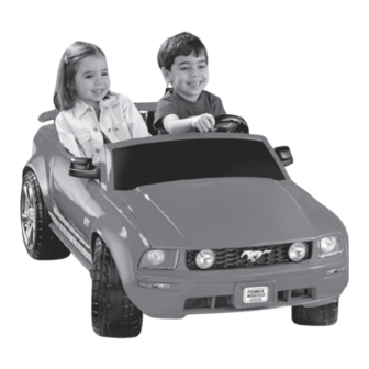 Fisher-Price J9562 Owner's Manual With Assembly Instructions