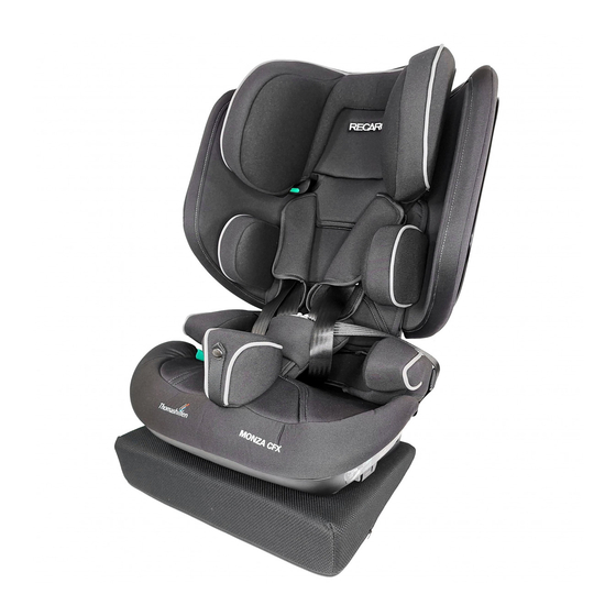 Thomashilfen Recaro Monza CFX Reha Instructions For Use Manual