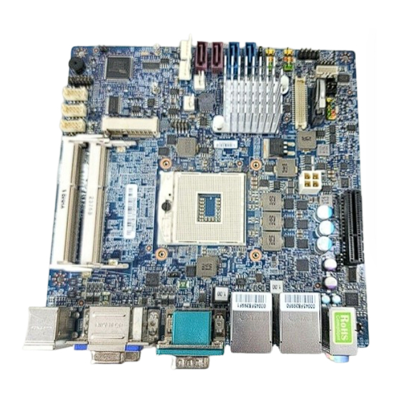 BCM MX57QM User's Quick Start Card