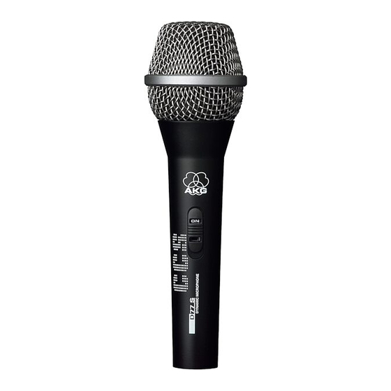 AKG D11 User Instructions