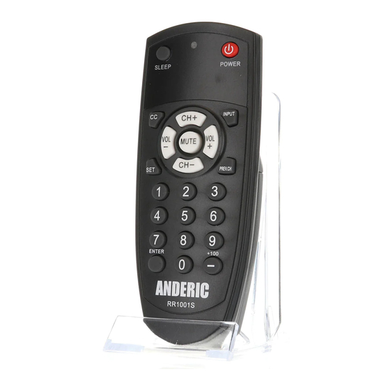 Anderic RR1001S User Manual
