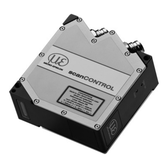 MICRO-EPSILON scanCONTROL 2900 Assembly Instructions Manual