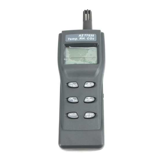 Co2meter 7755 Operation Manual