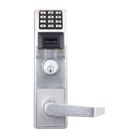 Alarm Lock ET-PDLN Instructions & Template