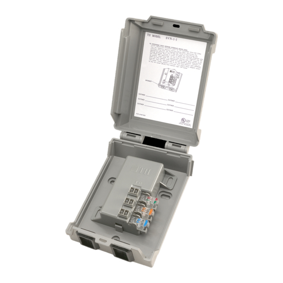 TII network technologies SVN Series Installation Note