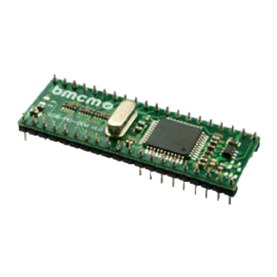 bmcm USB-PIO-OEM 38 Quick Start Manual
