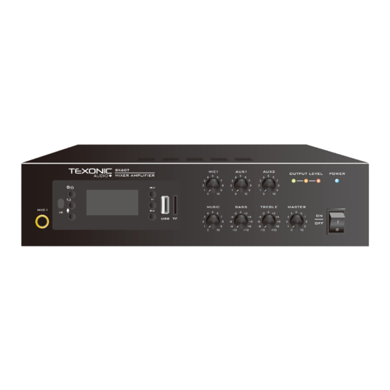 TEXONIC BX40T Manuals