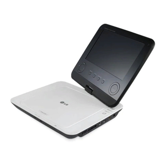 LG DP473B Portable DVD Player Manuals