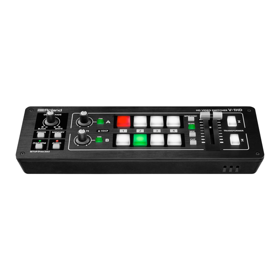 Roland VC-1HD Owner's Manual