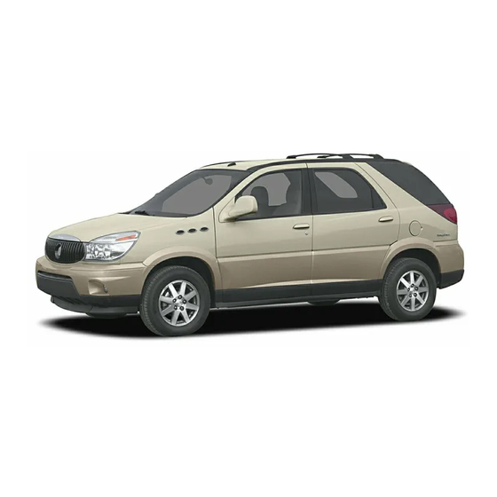 Chevrolet Buick Rendezvous 2005 Manual