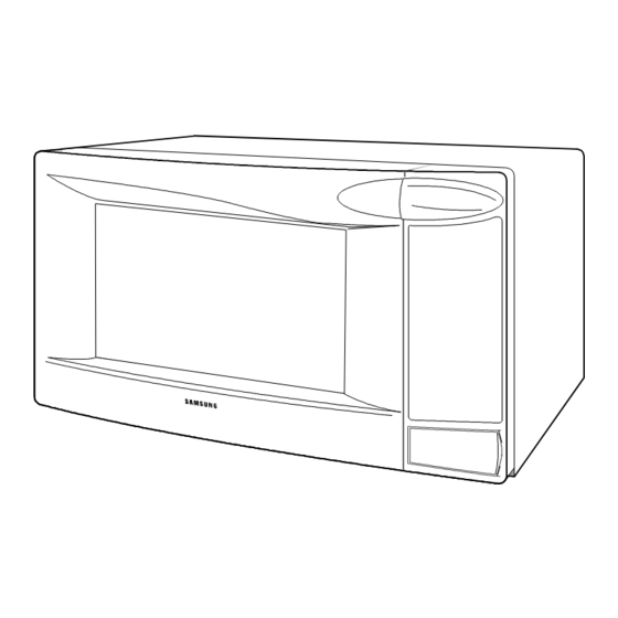 User Manuals: Samsung MW1260WA Microwave Oven