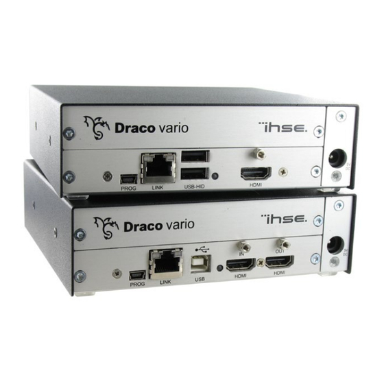 Ihse Draco vario HDMI 481 Series User Manual
