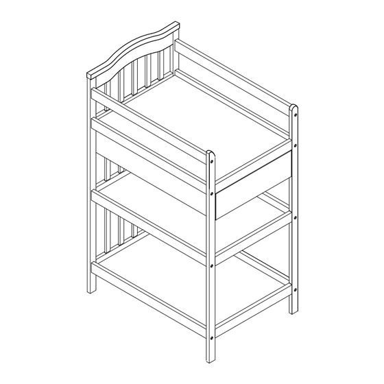JLY Dream Changing Table with Storage Manual