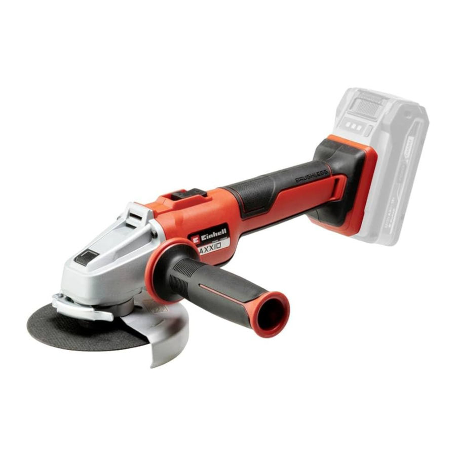 EINHELL AXXIO 18/125 Q Manual