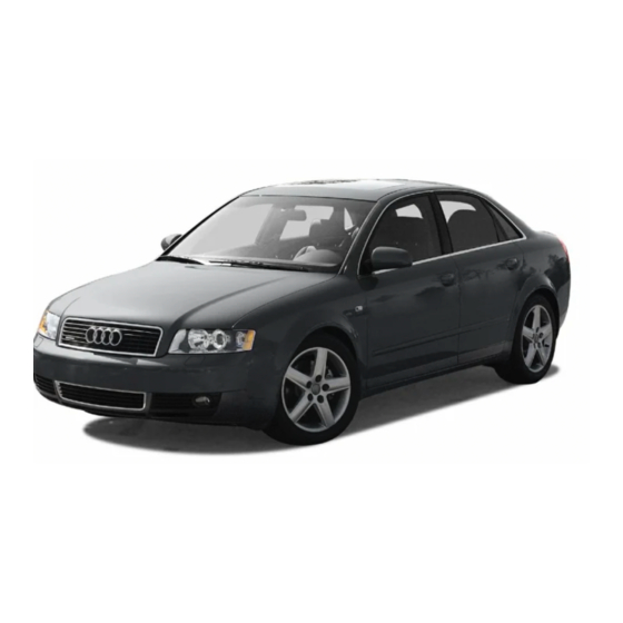 Audi A4 Quick Reference Manual
