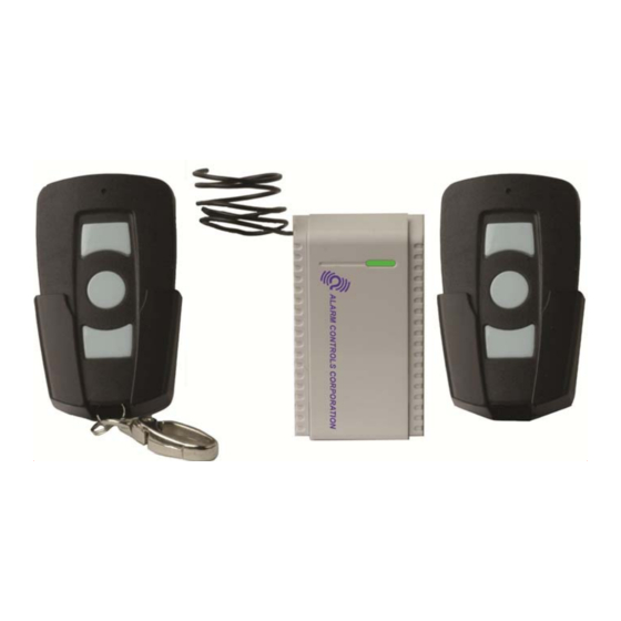 Alarm Controls Corporation RT-1 User Manual