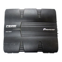 Pioneer GM-520T Owner's Manual