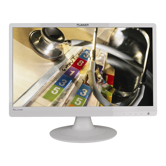 PLANAR PLL2210MW USER MANUAL Pdf 