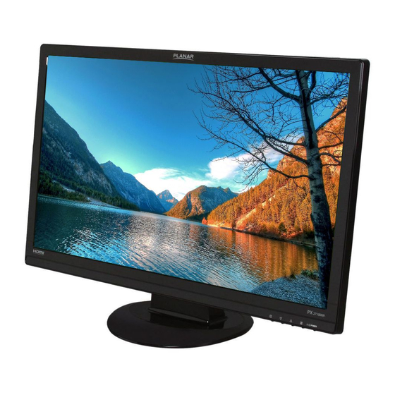 PLANAR PX2710MW USER MANUAL Pdf 