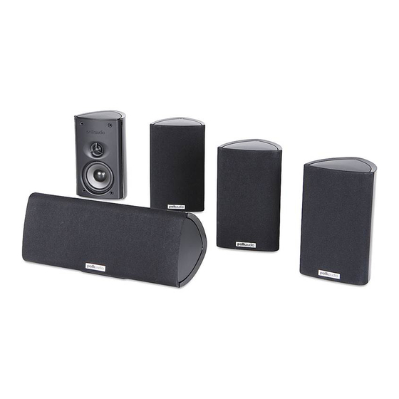 polk audio rm7 sat black