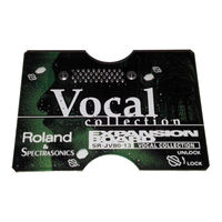 Roland Special FX Collection SR-JV80-15 Manuals | ManualsLib