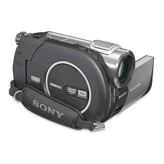 SONY HANDYCAM DCRDVD108 USER MANUAL Pdf Download ManualsLib