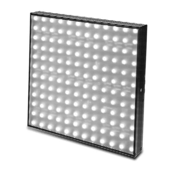 Stairville Pixel Panel 144 RGB LED Light Manuals