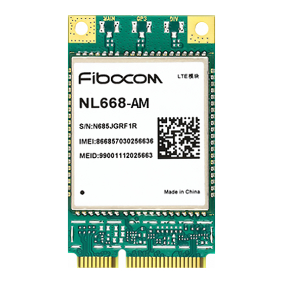 Fibocom NL668-AM Series Hardware User Manual