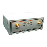 SDR-Kits DG8SAQ VNWA 3 Getting Started Manual