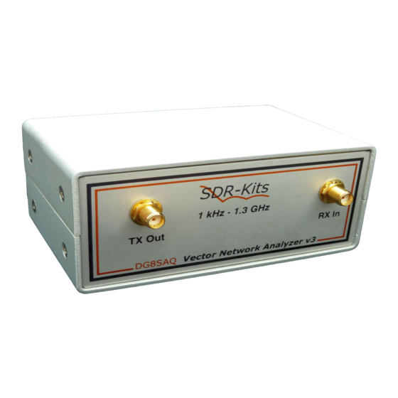 SDR-Kits DG8SAQ Getting Started Manual