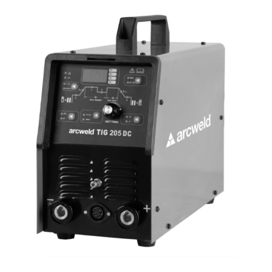 arcweld TIG 205 DC Operator's Manual