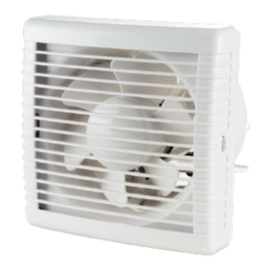 Vents VV 180 Residential axial fans Manuals