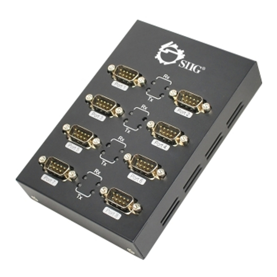 SIIG JU-SC0211-S1 Quick Installation Manual