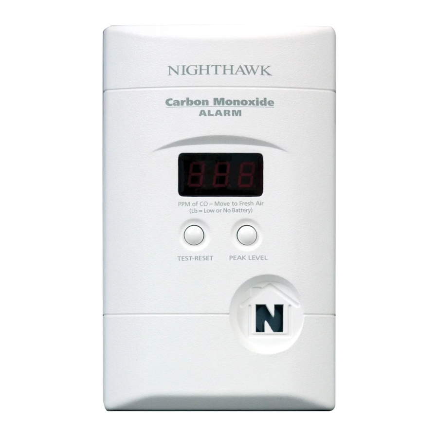 Kidde KN-COPP-3 (900-0076) - Carbon Monoxide Alarm Manual | ManualsLib