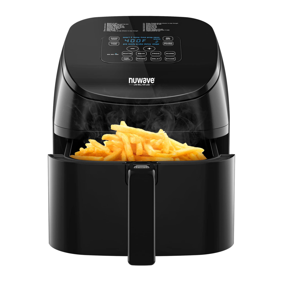 NuWave Brio 36101 Healthy Digital 4.5Qt Air Fryer Manual ManualsLib