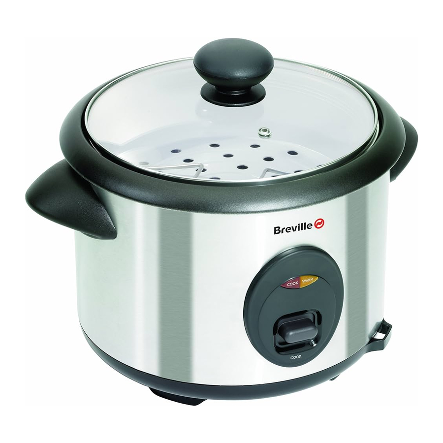 Breville Rice Cooker User Manual at James Geer blog