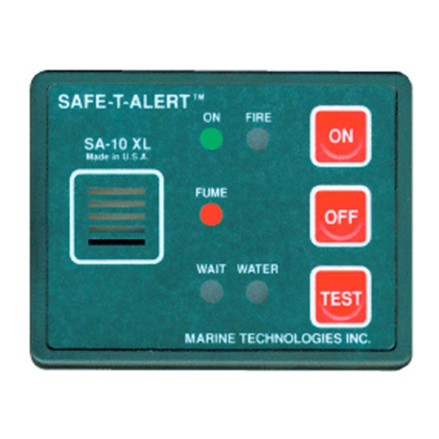 MTI Industries SAFETALERT SA10XL Marine Gasoline/Propane, Bilge