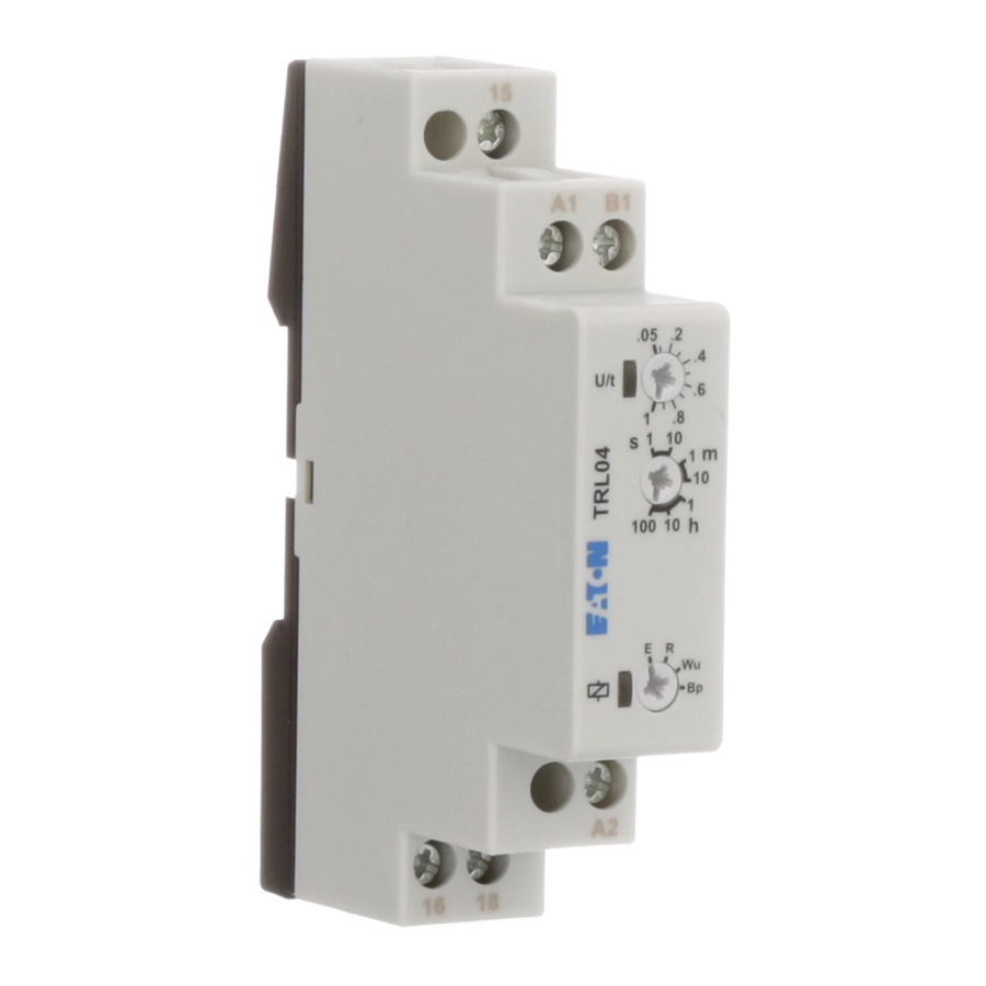 Eaton TRL04, TRL07 - Timer Technical Data | ManualsLib