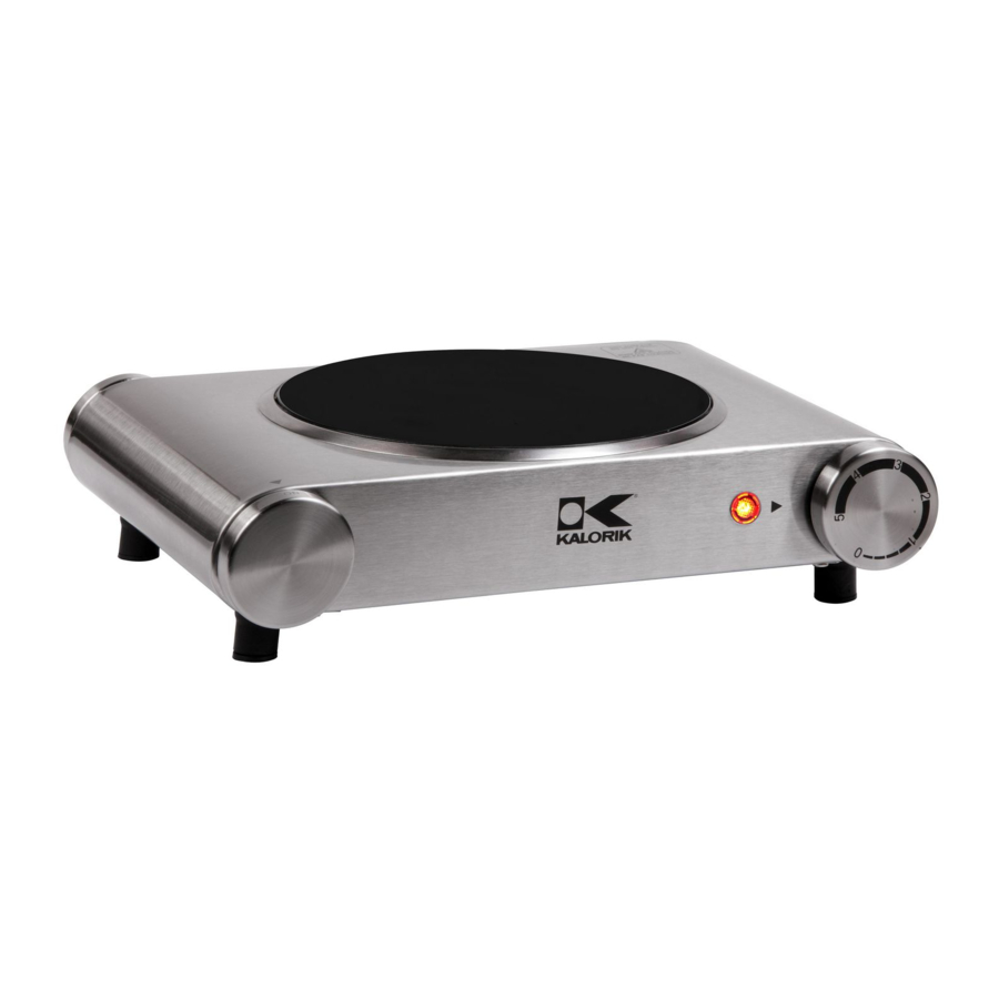 Kalorik EKP 43255 Ceramic Glass Cooking Plate Manual ManualsLib