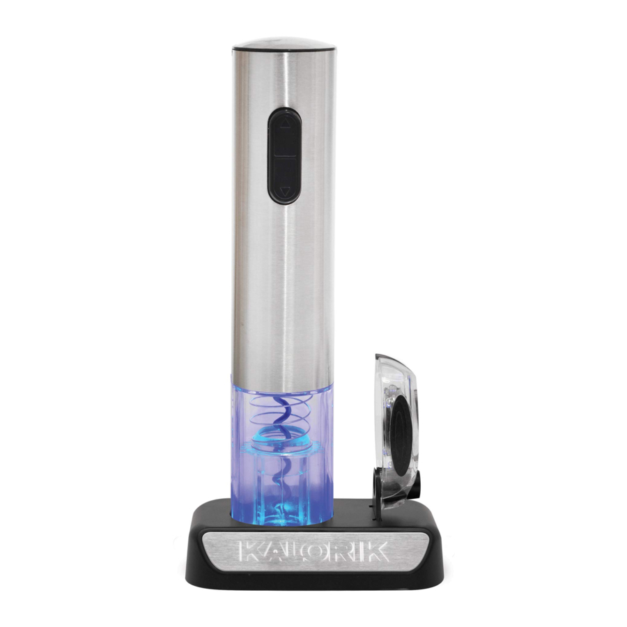 Kalorik CKS 36812 Electric Wine Bottle Opener Manual ManualsLib