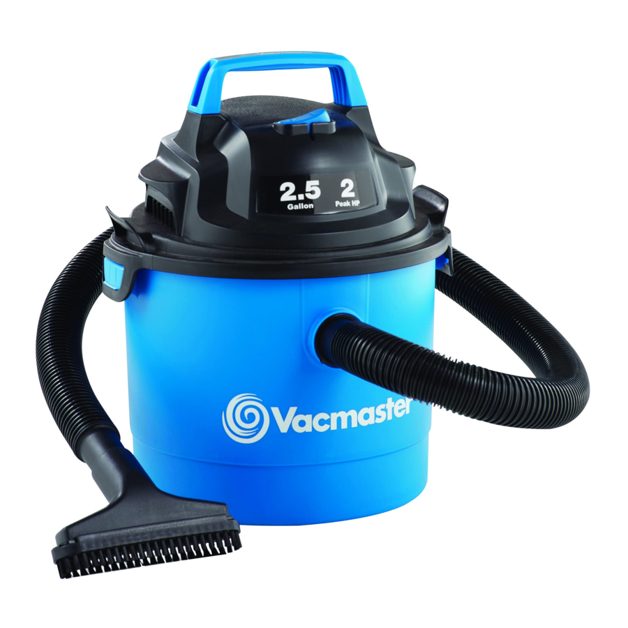 Vacmaster VOM205P - Wet/Dry Vacuum 2.5 Gallon Manual