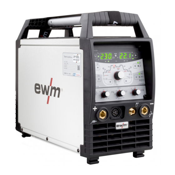 EWM Tetrix 230 DC Smart 2.0 puls TM Operating Instructions Manual