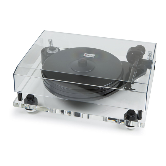 Pro-Ject Audio Systems 6 PerspeX Instructions For Use Manual
