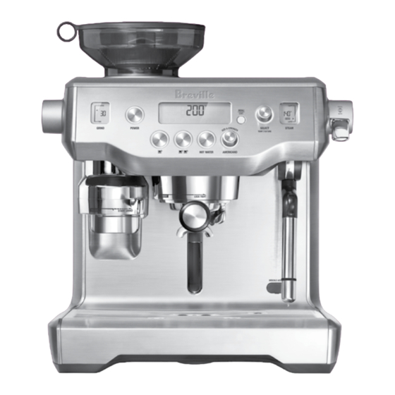 Breville the Oracle BES980XL Instruction Book
