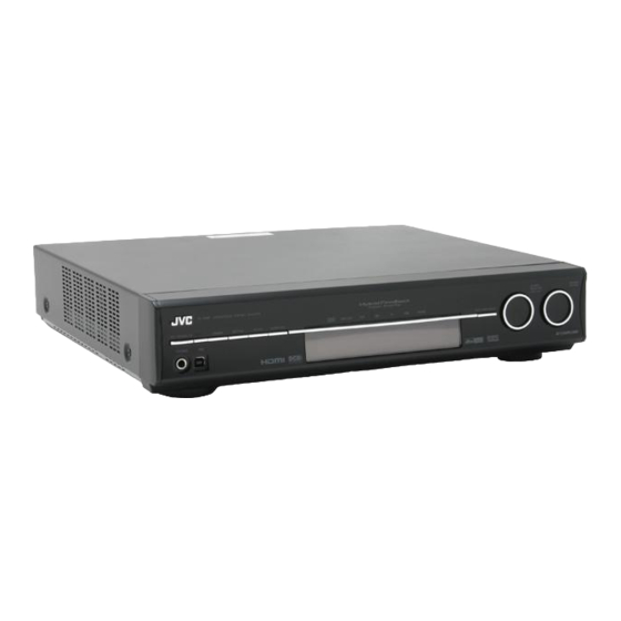 JVC RXD401S - AV / Digital Multimedia Receiver Manuals