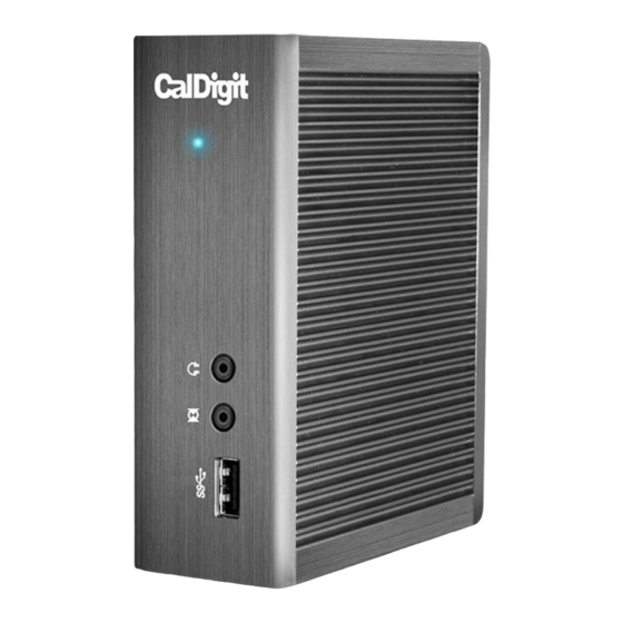 CalDigit Thunderbolt Station 2 User Manual