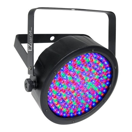 Chauvet EZ par 64 RGBA Quick Reference Manual